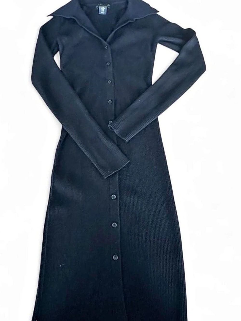 Ella Moss ED175556B Maxi Dress in Black Size Small Like New